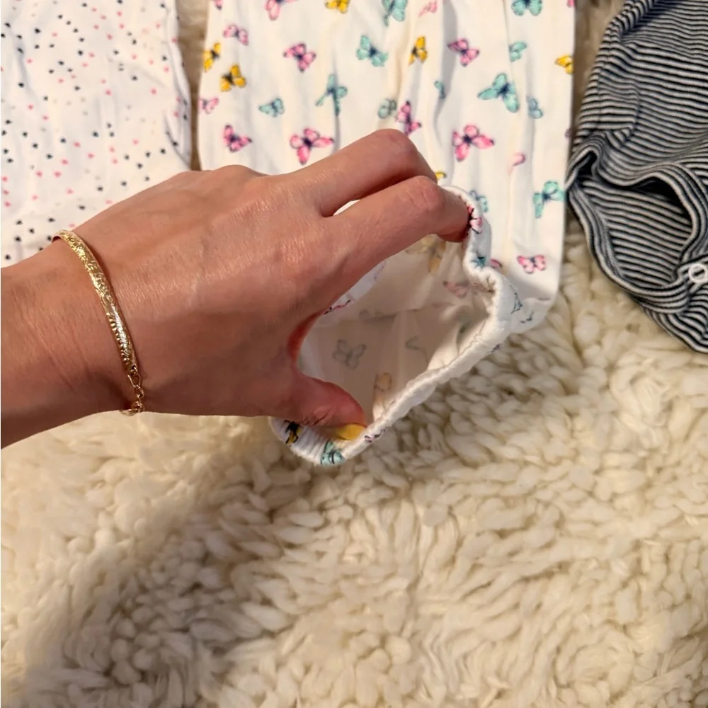 Carter's Kids Matching Set - White, Pink, Blue